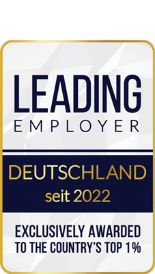 Siegel LEADING EMPLOYERS seit 2022